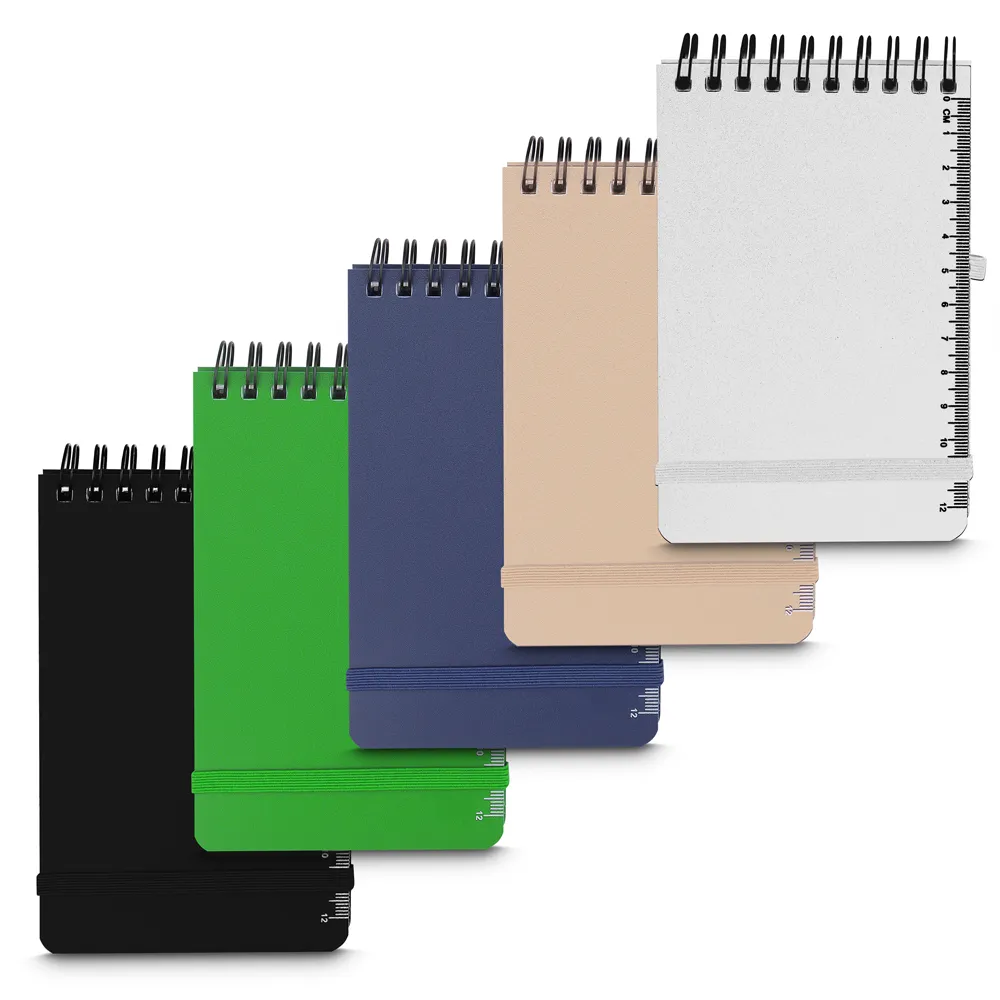 RD 8100035-Mini Caderno personalizado com suporte para caneta